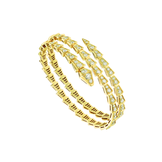 [Rose Tomorrow]SERPENTI BRACELET GOLD DIAMOND DOUBLE ROW