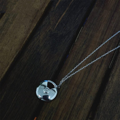 [Rose Tomorrow]AMULETTE SILVER FULL DIAMOND NECKLACE