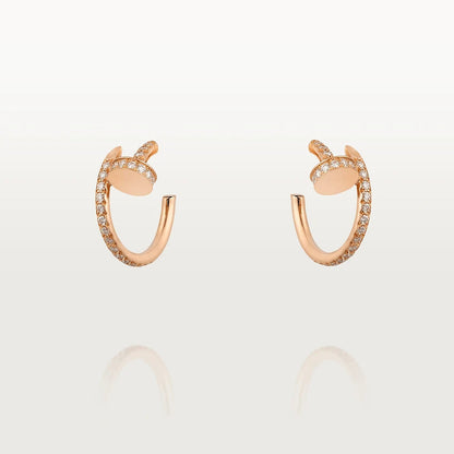 [Rose Tomorrow]JUSTE EARRINGS 12.75MM PINK GOLD DIAMOND