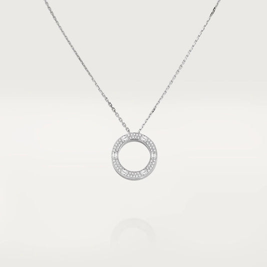 [Rose Tomorrow]LOVE NECKLACE ADJUSTABLE SILVER