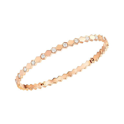 [Rose Tomorrow]BEE LOVE PINK GOLD DIAMOND BRACELET