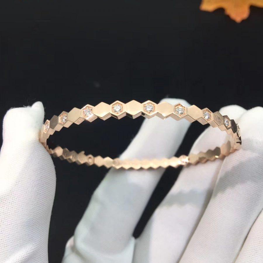 [Rose Tomorrow]BEE LOVE PINK GOLD DIAMOND BRACELET