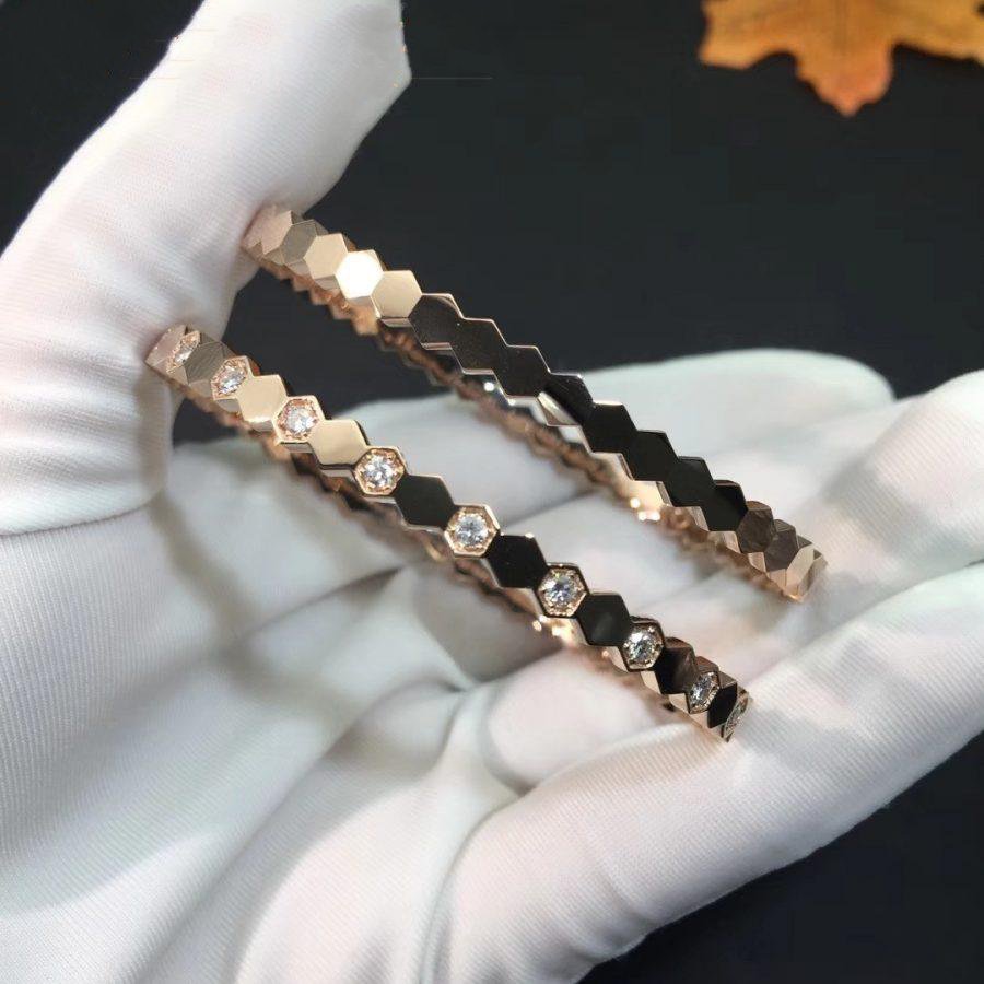 [Rose Tomorrow]BEE LOVE PINK GOLD DIAMOND BRACELET