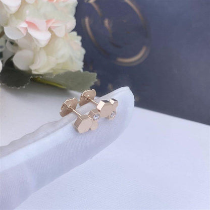 [Rose Tomorrow]BEE LOVE PINK GOLD DIAMOND EARRINGS