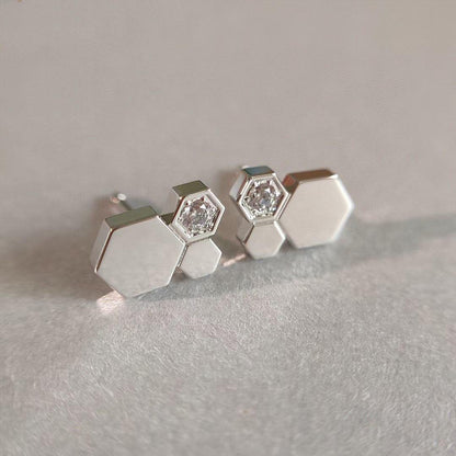 [Rose Tomorrow]BEE LOVE SILVER DIAMOND EARRINGS