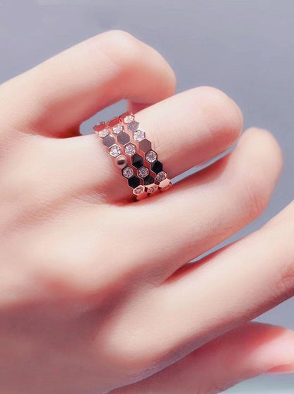 [Rose Tomorrow]BEE LOVE RING PINK GOLD DIAMOND