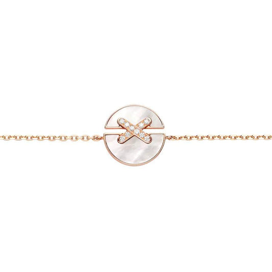 [Rose Tomorrow]JEUX DE BRACELET MOP PINK GOLD DIAMONDS