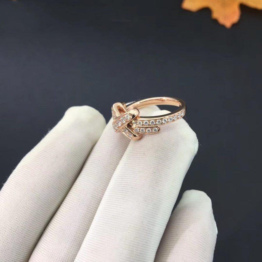 [Rose Tomorrow]JEUX DE RING PINK GOLD DIAMOND