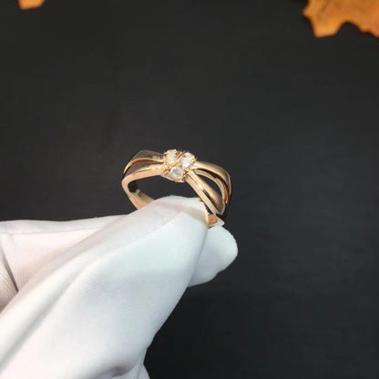 [Rose Tomorrow]LIENS RING PINK GOLD DIAMOND