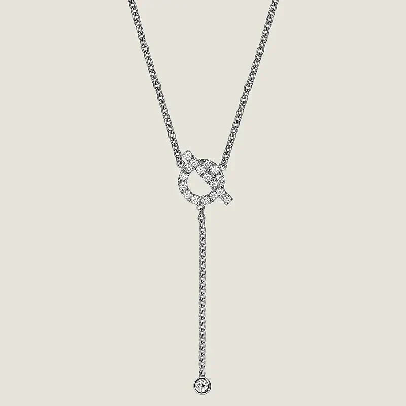 [Rose Tomorrow]FINESSE SILVER DIAMOND NECKLACE