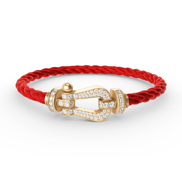 [Rose Tomorrow]FORCE LARGE HORSESHOE FULL DIAMOND BRACELET GOLD