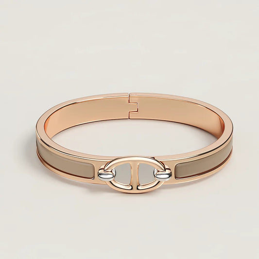 [Rose Tomorrow]CLIC CHAINE PINK GOLD BRACELET