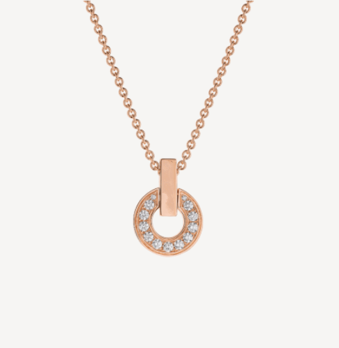 [Rose Tomorrow]GARI NECKLACE PINK GOLD DIAMOND