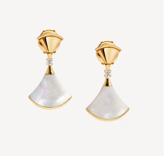 [Rose Tomorrow]DREAM MOP 1 DIAMOND EARRINGS