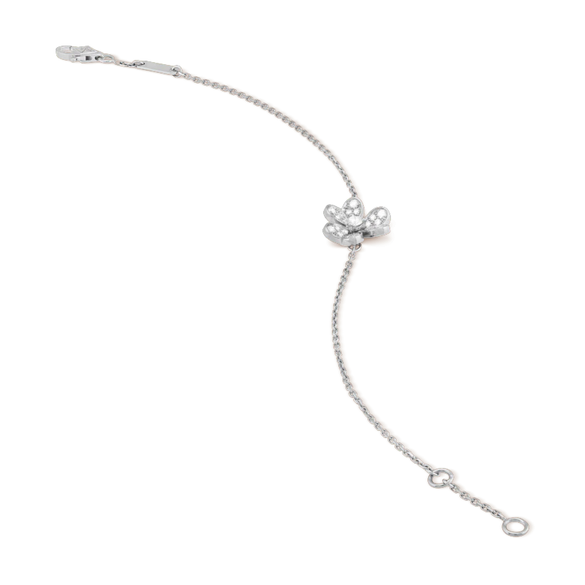 [Rose Tomorrow]FRIVOLE SILVER FLOWER DIAMOND BRACELET