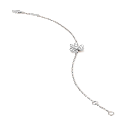 [Rose Tomorrow]FRIVOLE SILVER FLOWER DIAMOND BRACELET