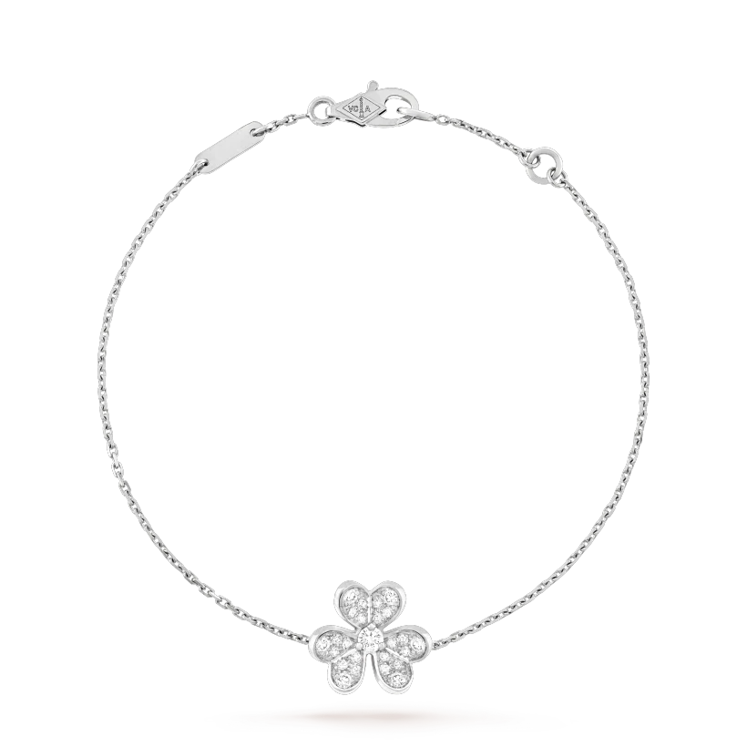 [Rose Tomorrow]FRIVOLE SILVER FLOWER DIAMOND BRACELET