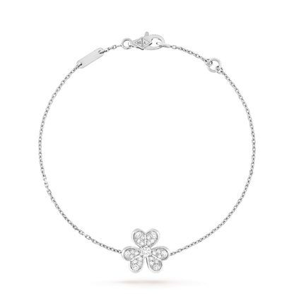 [Rose Tomorrow]FRIVOLE SILVER FLOWER DIAMOND BRACELET