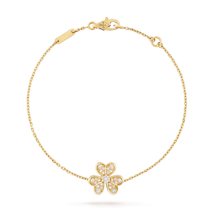 [Rose Tomorrow]FRIVOLE GOLD FLOWER DIAMOND BRACELET