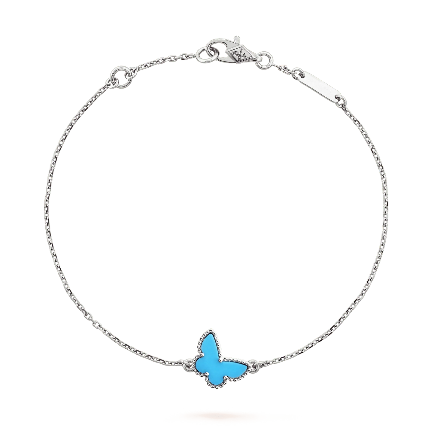 [Rose Tomorrow]BUTTERFLY TURQUOISE BUTTERFLY BRACELET SILVER