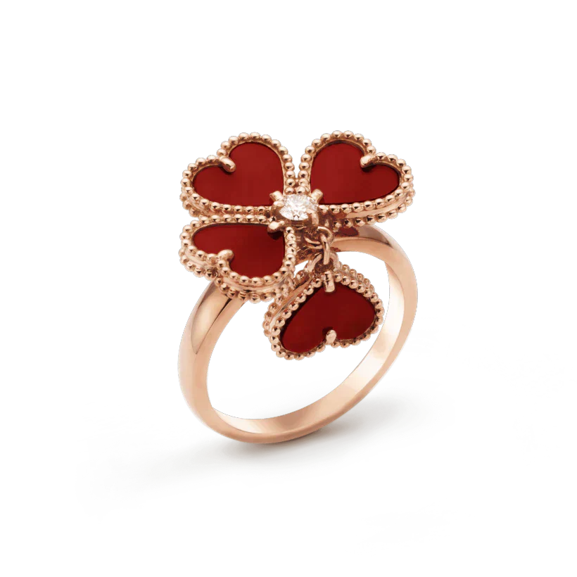 [Rose Tomorrow]SWEET CLOVER CARNELIAN RING