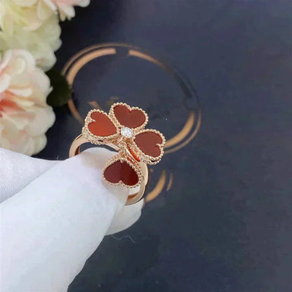 [Rose Tomorrow]SWEET CLOVER CARNELIAN RING