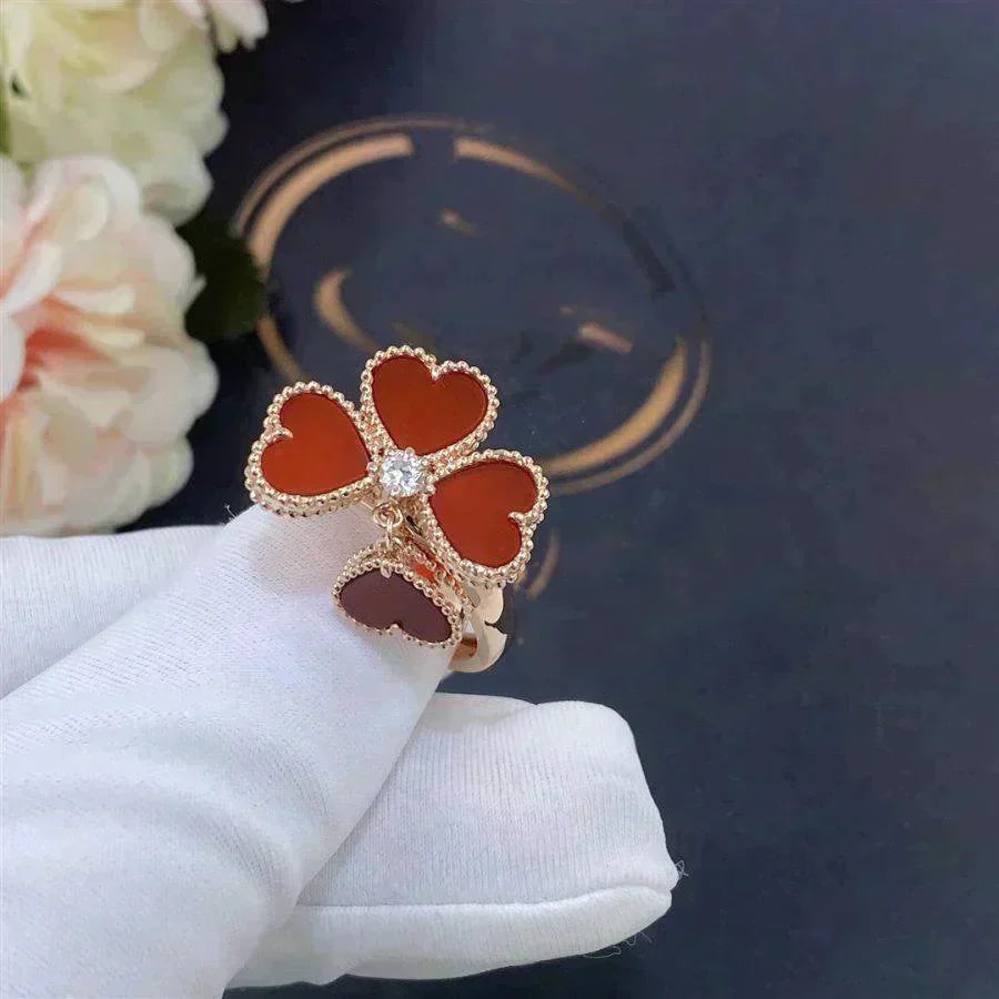 [Rose Tomorrow]SWEET CLOVER CARNELIAN RING