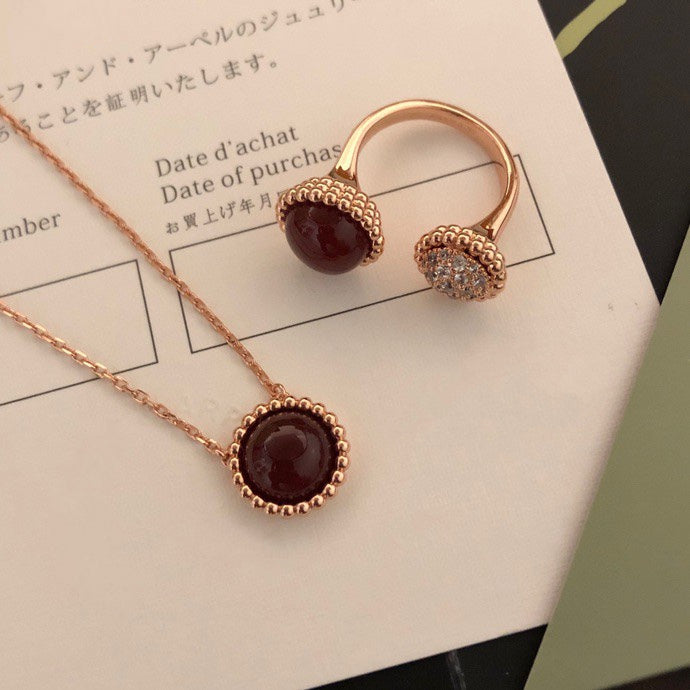 [Rose Tomorrow]PERLEE COULEURS DIAMOND ROSE GOLD BETWEEN THE FINGER RING