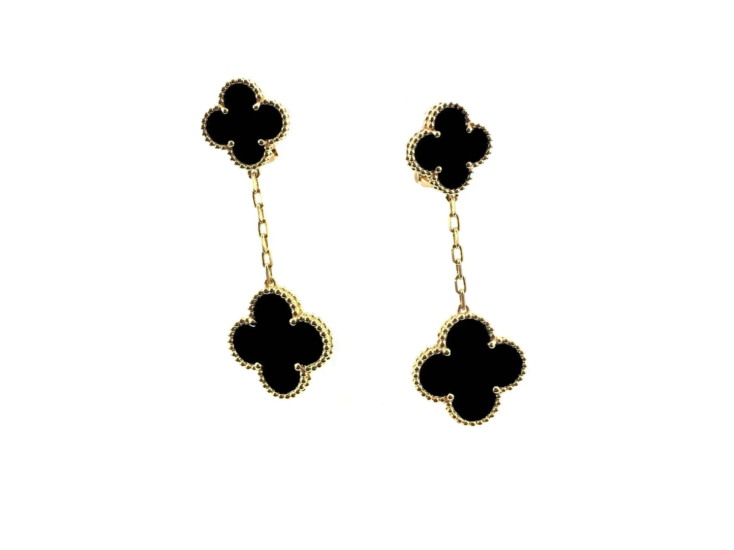 [Rose Tomorrow]CLOVER 2 MOTIFS  EARRINGS (MULTIPLE CHOICESC