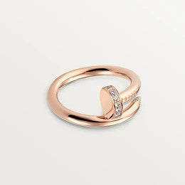 [Rose Tomorrow]JUSTE RING 2.65MM PINK GOLD DIAMOND