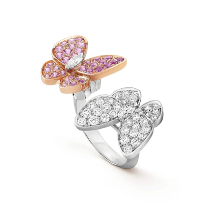 [Rose Tomorrow]TWIN BUTTERFLY DIAMOND RING